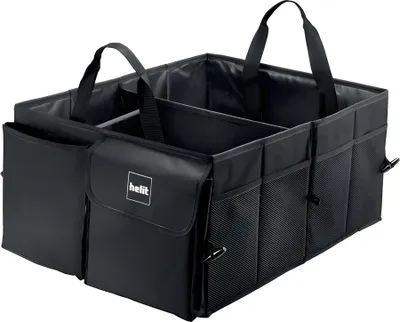 Image de helit Organiseur de coffre de voiture "the car organizer" noir