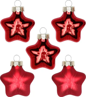 Produktbild von Christbaumschmuck Sterne 4cm Glas 8 Stück - Chianti