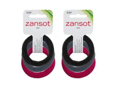 Obrázek produktu pro ZANSOT 2 × Elastické gumičky do vlasů, tkanina, 3 ks