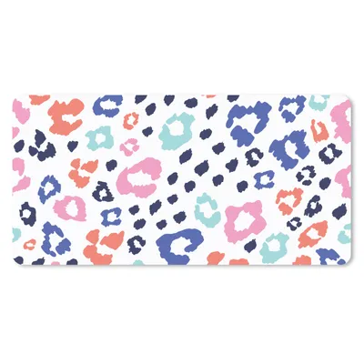 Obrázok produktu pre Podložka pod myš - Tlač pantera - Pastelové farby - Farby - 80x40cm - Rohožka pod myš
