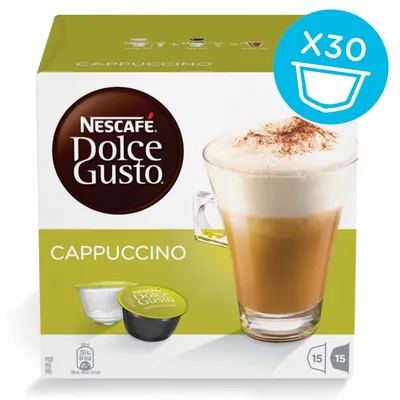 Produktbild von Nescafé Dolce Gusto Cappuccino Magnum kávové kapsle tmavě pražené 30 ks