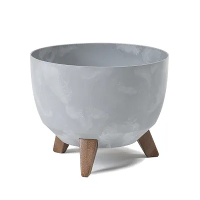 Obrázek produktu pro LAMELA spolka z organiczona odpowiedzi. Mísa ROMA ECO recycled šedý beton Ø 29cm
