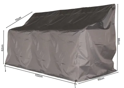 Produktbild von Schutzhülle Bank 150x60x88cm Schutzhaube Abdeckplane Grau
