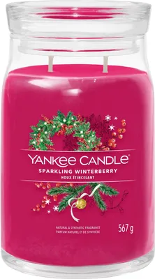 Produktbild von Yankee Candle Sparkling Winterberry, Rund, Rot, 90 h, 1 Stück(e)