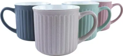 Produktbild von "OTIX Kaffeetassen mit Henkel Kaffeetassen-Set aus Keramik 250 ml MOOS"