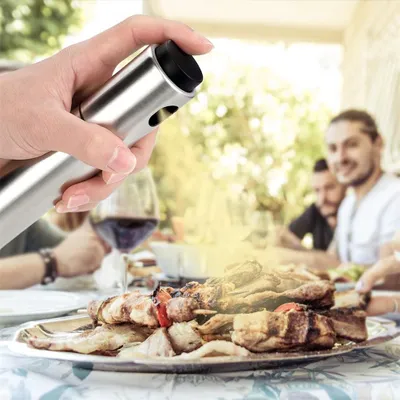 Zdjęcie produktu dla Rozpylacz oliwy z oliwek do gotowania oleju Mister Butelka ze stali nierdzewnej do rozpylacza oliwy i octu do grillowania, gotowania sałatek i pieczenia
