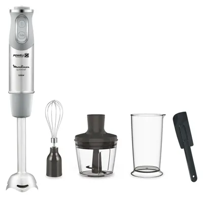 Produktbild von Moulinex Quickchef Stabmixer, Leistung 1000 W, Powelix-Klingen, 20 variable