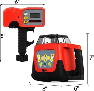 Produktbild von Kreuzlinienlaser – Rotationslaser – Laserwerkzeug – 635 nm – 500 m – Rotlaser – 0,2 mm Genauigkeit – Laser