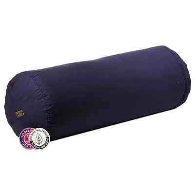 Produktbild von Bolster rund dunkelblau Baumwolle BIO (OCS) -- 60x16 cm, ±2300 g kaufen online