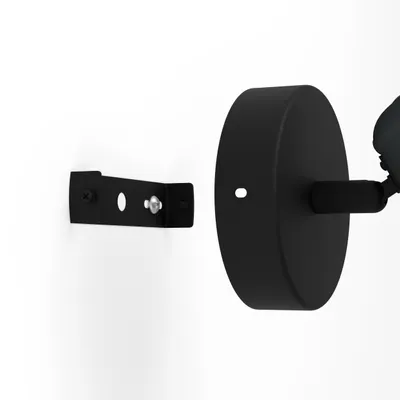 Image de Eglo 900428 SAN PERI 1 LED GU10 Applique murale d'extérieur 1x3W Noir Blanc IP44