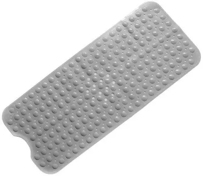 Immagine prodotto di Tappetino da bagno antiscivolo doppio per il bagno, 38 x 70 cm - Grigio