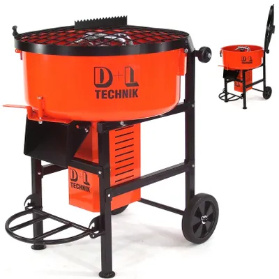 Produktbild von Zwangsmischer Betonmischer 120 Liter Mörtelmischer Zementmischer 54960