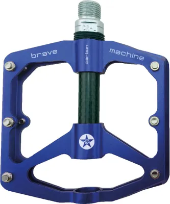 Produktbild von Brave Brave Mach. Ped. Carbon Cnc Plattform Blau