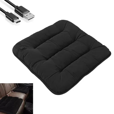 Produktbild von Auto Sitzheizung Graphen, USB 5V Heizkissen, rutschfest, 3 Heizmodi, Winter Sitzkissen, 43x41 cm, universell passend