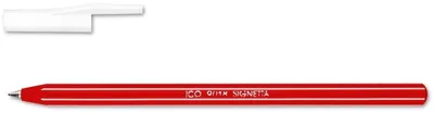 Obrázok produktu pre Guľôčkové pero, 0,7 mm, s vrchnákom, ICO "Signetta", červené