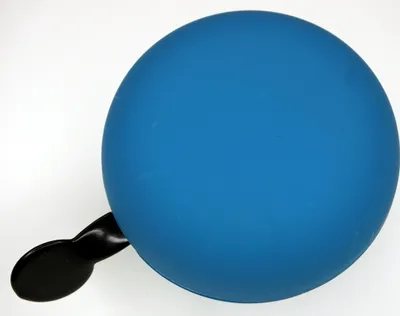 Produktbild von Ding Dong Fahrradklingel blau matt Ø 80 mm