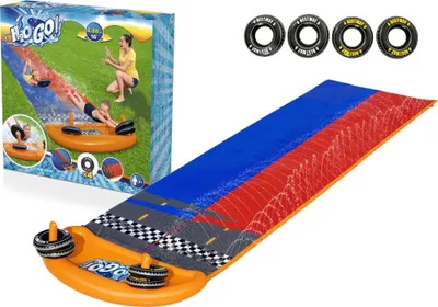 Produktbild von Doppelrutsche Super Race 4,88 m Bestway 52391