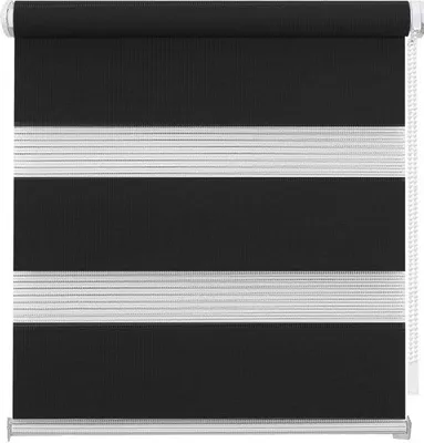 Image de Eurohome Double ClampFix Store 60 x 150 cm noir