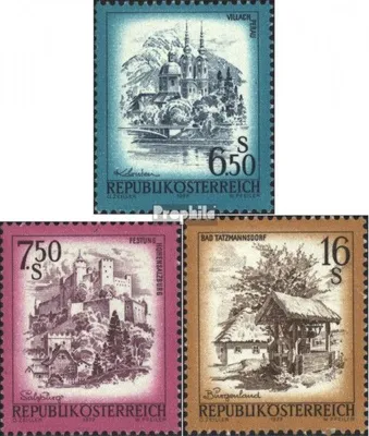 Produktbild von Briefmarken Österreich 1977 Mi 1549-1551 (kompl.Ausg.) postfrisch Freimarken