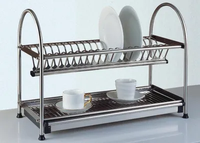 Produktbild von Geschirrtrockner - 2 Ebenen, Metall