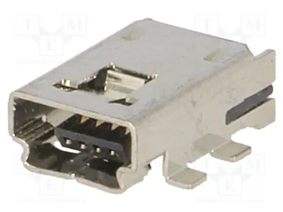 Zdjęcie produktu dla 1 x gniazdo, złącze: 4, USB A mini, poziome, ESB33100000Z, złącze USB i IEEE1394