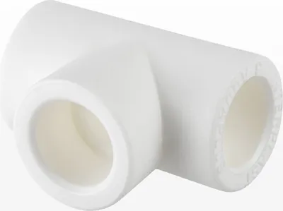 Produktbild von Ø 20mm, PPR Aqua Plus T-Stück in Weiß | Wasserrohr, Heizungsrohr Klimaleitung Fusiotherm