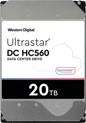 Produktbild von WD Ultrastar DC HC560 - Festplatte - 20 TB - intern - 3.5" (8.9 cm) - SAS 12Gb/s - 7200 rpm - Puffer: 512 MB