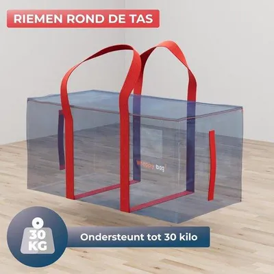 Image de Valise rembourrée - format XXL pour les déménagements et les voyages - sac robuste et imperméable - poignées renforcées - 75 x 36 x 38 cm