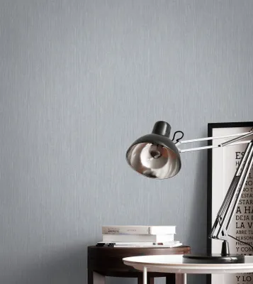 Produktbild von NEWROOM Tapete Grau Vliestapete Unifarbe - Einfarbig Uni Struktur Modern