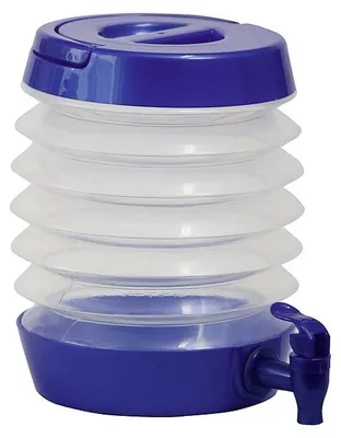 Produktbild von BRUNNER Wasserspender faltbar lebensmittelecht 5,5 l blau-transparent