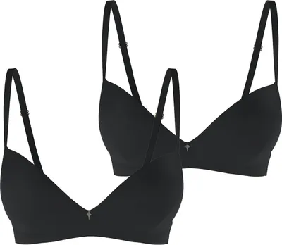 Produktbild von JOOP! Damen Bügelloser BH 2-Pack Sensation - schwarz - Größe 75 D