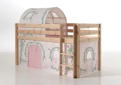 Produktbild von Pino Spielbett Kiefer Textilset Baumwolle