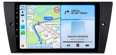 Obrázok produktu pre 9-palcové autorádio Android 6+128 GB pre BMW 3ER E90 E91 E92 E93 2005-2011 bezdrôtové CarPlay Android Auto 4G WiFi GPS navigácia 8-jadrový RDS DSP DAB+ BT