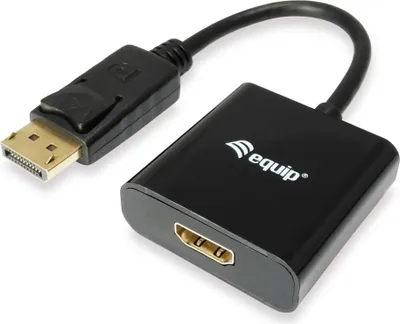 Obrázok produktu pre Equip 133438, 0,2 m, DisplayPort, HDMI, Samec, Samica, 1920 x 1080 px