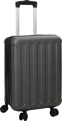 Produktbild von "2026 Promotion" Koffer mit Schloss Dunkelgrau 34x23x55,5 cm ABS Kunststoff - Trolleys CC26001