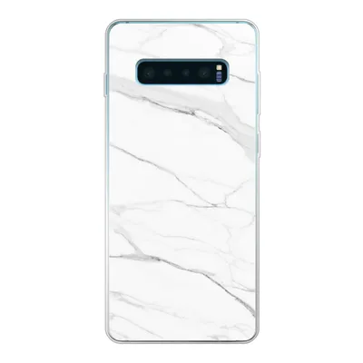 Produktbild von MuchoWow® Handyhülle Schutzhülle Hülle für Samsung Galaxy S10 Plus Marmor - Weiß - Linie - Muster - Luxus - Marmoroptik Silikon Softcase Handy Hülle - Schutzhülle