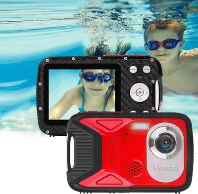 Obrázek produktu pro Vodotěsná kamera 1080p, 21 MP, červená, 5 m