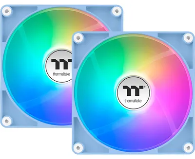 Produktbild von Thermaltake Fan Hydrangea Blue CT120, Ventilator, 12 cm, 500 RPM, 2000 RPM, Blau, Weiß