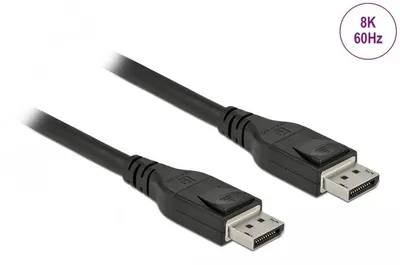 Produktbild von DeLOCK Aktives DisplayPort Kabel 8K 60 Hz 10 m, 10 m, DisplayPort, DisplayPort, Männlich, Männlich, 7680 x 4320 Pixel