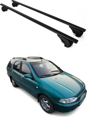 Obrázek produktu pro Střešní nosiče příčné pro Fiat Palio 1996-2007, černé