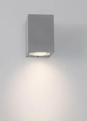 Produktbild von Nova Luce FUENTO Wandleuchte GU10 Grau 7W IP65 8,6x10x12cm dimmbar 9790542