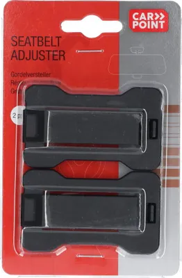 Image de réglages de ceinture de sécurité noir 2 pièces