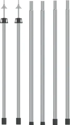 Obrázok produktu pre The Living Store Teleskopické trekingové palice 102-260 cm 2 ks. Hliníkové