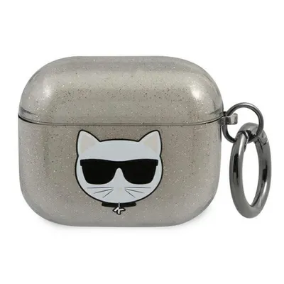 Immagine prodotto di Karl Lagerfeld Kla3Uchgk Airpods 3Cover Czarny/Nero Glitter Choupette