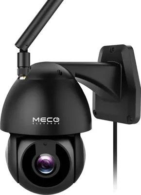 Produktbild von MECO Eleverde WLAN Outdoor Sicherheitskamera – 1080p IP Überwachungskamera mit Nachtsicht, Bewegungserkennung & App-Steuerung | Wetterfeste Außenkamera IP65