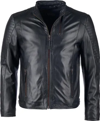 Produktbild von JCC Lederjacke 16-13-2 Herren black XL