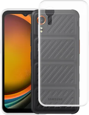 Image de Cazy Coque compatible avec Samsung Galaxy Xcover7 Coque en Silicone - Coque Flexible - Transparant