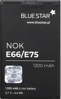 Produktbild von Bluestar Akku Ersatz kompatibel mit Nokia E66 / E75 1000mAh Austausch Batterie Accu BL-6C