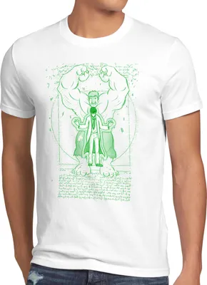 Produktbild von style3 Vitruvianischer Bruce Herren T-Shirt comic kino vinci