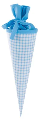 Produktbild von Goldbuch Schultüte 35cm Karo blau